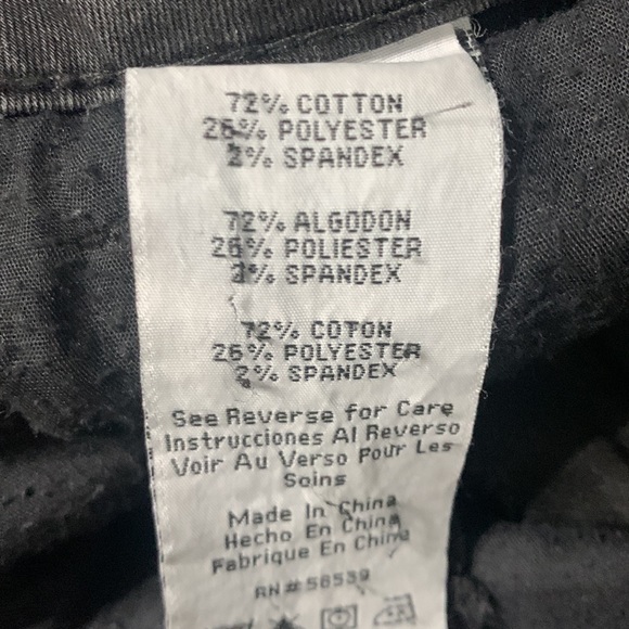 STS Blue Piper Skinny Jeans Distressed Black Size 7 - Picture 14 of 15